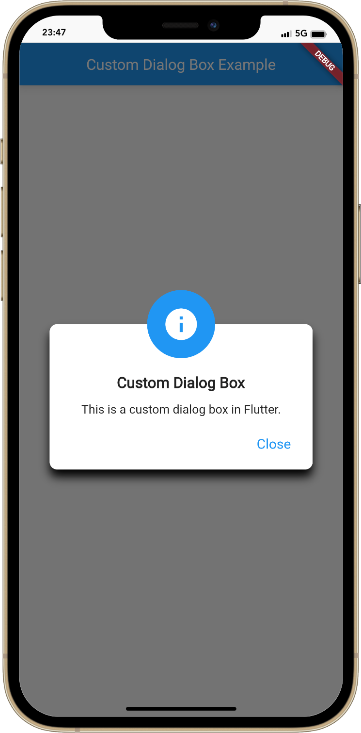 How To Create A Custom Dialog Box In Flutter FlutterOne