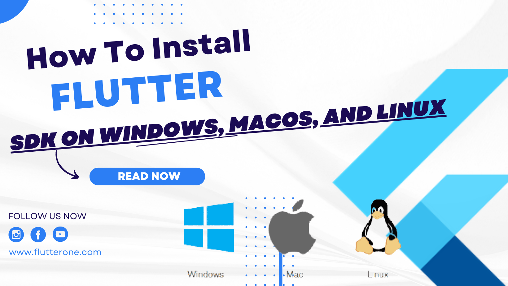 Installing Flutter Sdk On Windows Macos And Linux Flutterone