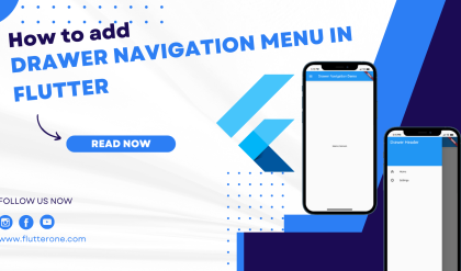 How to add a drawer navigation menu in Flutter