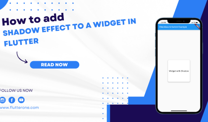 How to add a shadow effect to a widget in Flutter
