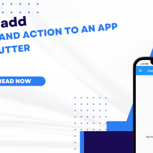 How to add an leading and action to an app bar in Flutter