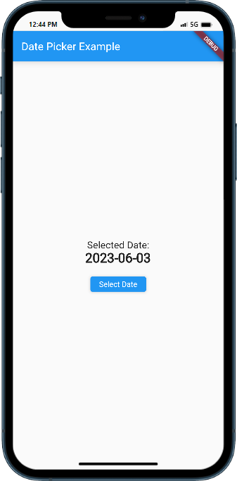 How to display a date picker for selecting dates in Fslutter