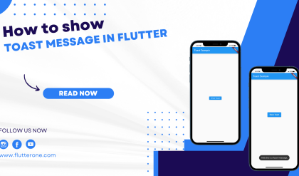 How to show a toast message in Flutter
