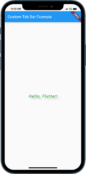 font style and size of text in Flutter
