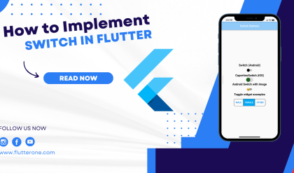 How to Implement a switch in Flutter