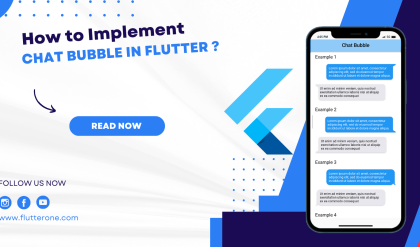how to implement an Chat Bubble in flutter