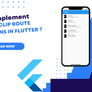 How to Implementing Circular Clip Route Transitions in Flutter (1)