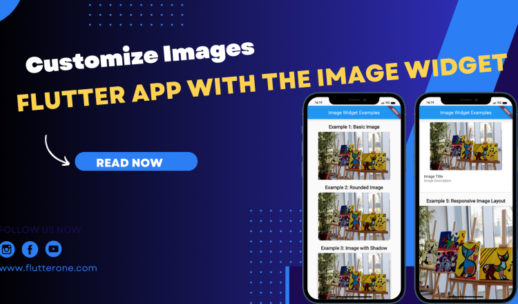 Flutter App with the Image Widget