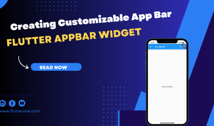 Flutter AppBar Widget Creating a Customizable App Bar Beginner's Guide
