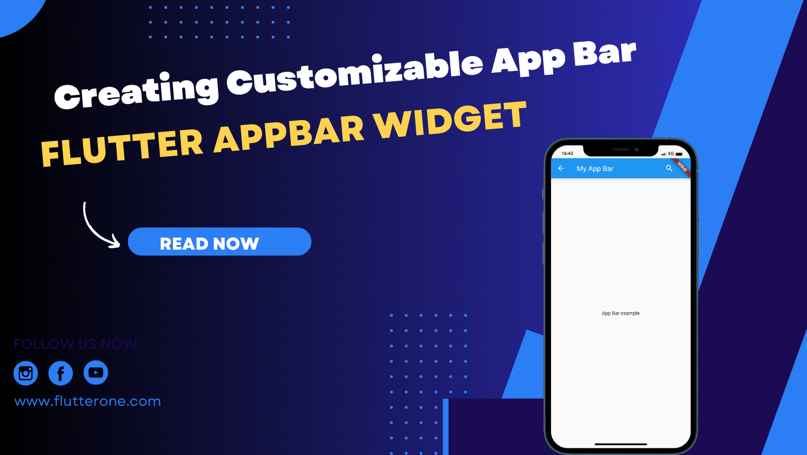 Flutter AppBar Widget: Creating a Customizable App Bar | Beginner's ...