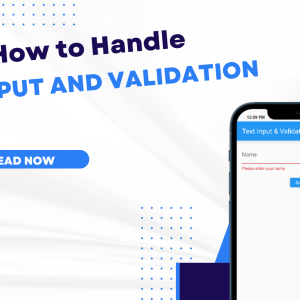 How to Handle Text Input and Validation in Flutter (1)