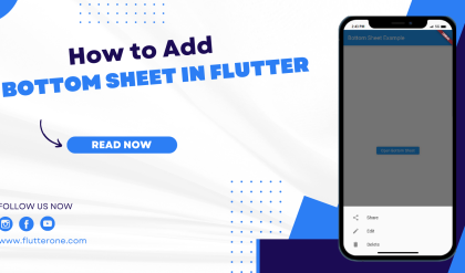 How to add a bottom sheet in Flutter (1)