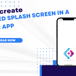 How to create an animated splash screen in a Flutter app