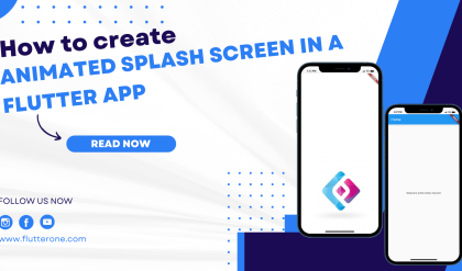 How to create an animated splash screen in a Flutter app