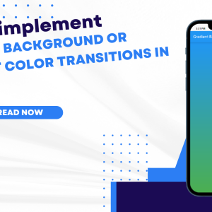 How to implement a gradient background or gradient color transitions in Flutter