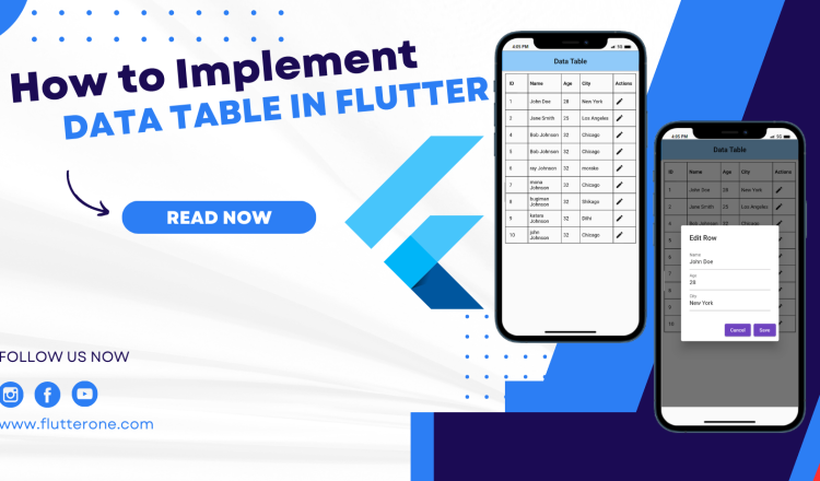 How to Implement a Data Table in Flutter