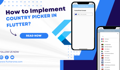 How to implement a Country Picker in flutter
