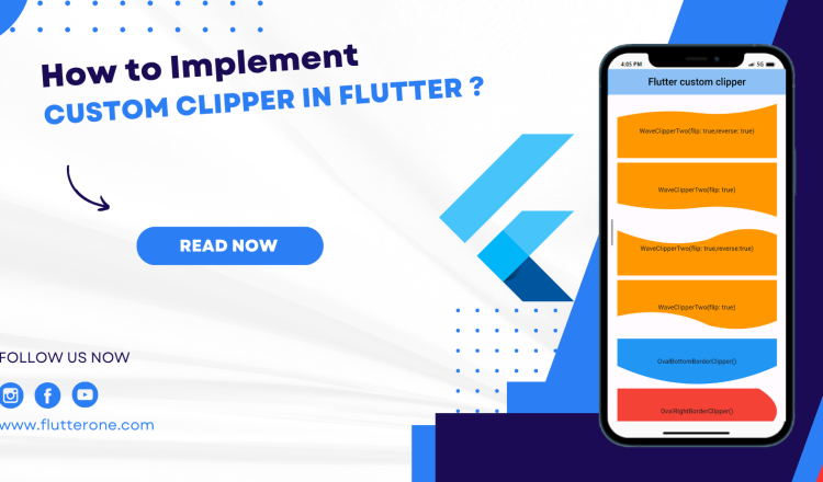 how to implement a custom clipper in flutter